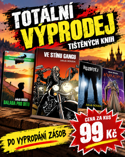 Totální výprodej tištěných knih za 99 Kč